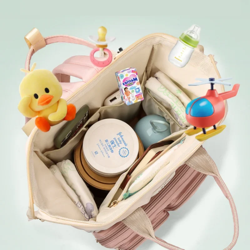 inside a cute multifunctional lightweight mother backpack rucksack backpack