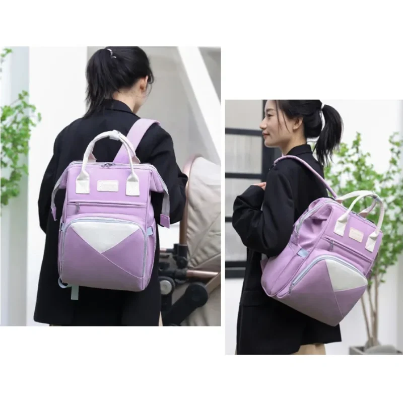 Lavender トライアングル Backpack 強く機能的Fashion rucksack backpack