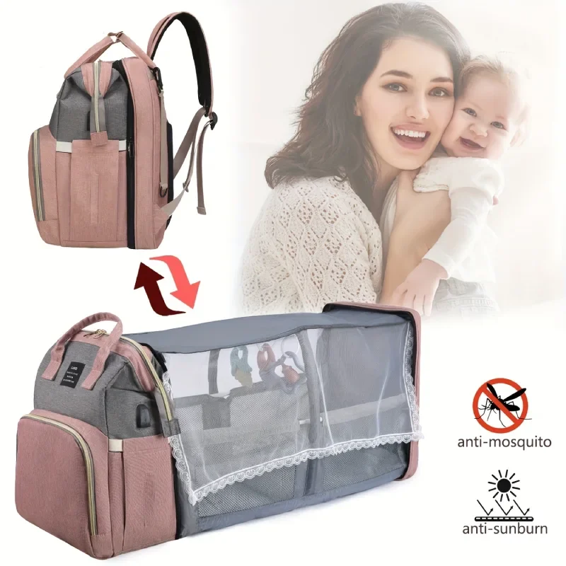 Mosquito protection for the diaper changing backpack rucksack backpack