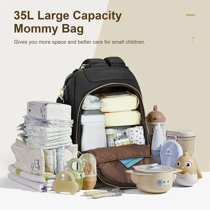rucksack for mother stylish multifunctional 35 liters large capacity rucksack backpack