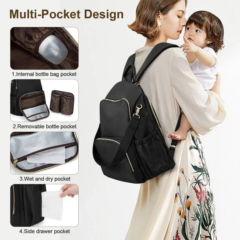 rucksack for mother stylish multifunctional multi pockets design rucksack backpack