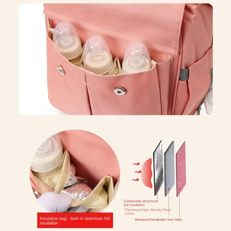 3 pockets of cute cat ears lightweight mother backpack マザーズ リュック 可愛い大容量 軽量 猫耳