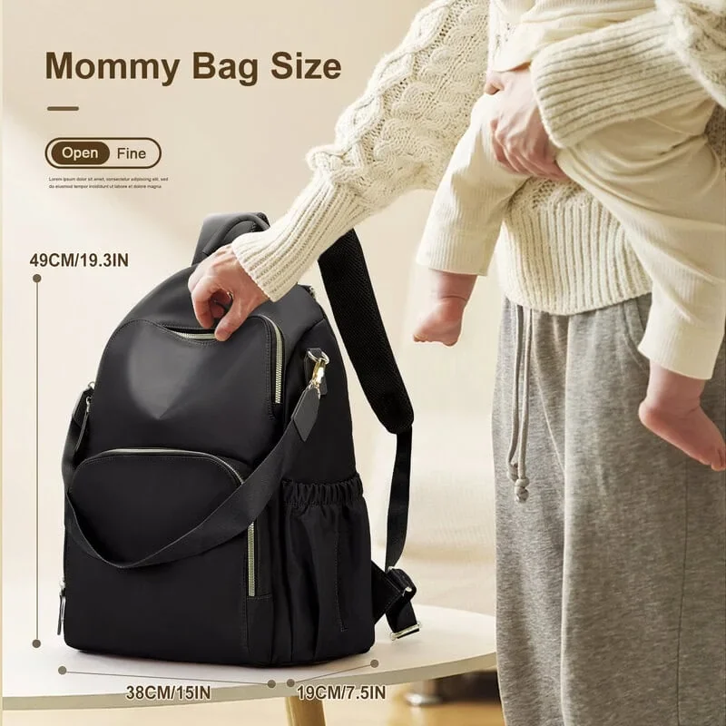 rucksack for mother stylish multifunctional 38x19x49cm マザーズリュック おしゃれ 多機能